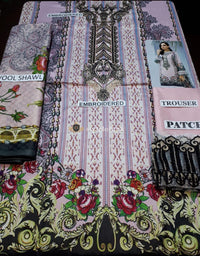 STYLE LOFT.PK Jazmin Embroidered Linen Unstitched 3 Piece Suit JIR19-L2 01 FREYA