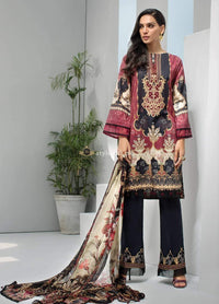 STYLE LOFT.PK Jazmin Embroidered Linen Unstitched 3 Piece Suit JIR19-L2 09 TURKISH TALE
