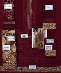 STYLE LOFT.PK Jazmin IRIS Chiffon 2019 Pure Collection Unstitched 3 Piece Suit