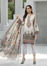 STYLE LOFT.PK Jazmin IRIS Embroidered Linen Unstitched 3 Piece Suit JIR19 GYPSY FLEUR