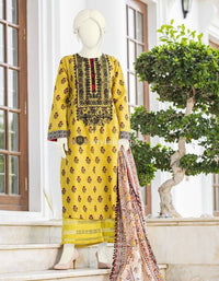 STYLE LOFT.PK Junaid Jamshed Linen Unstitched 3 Piece Suit JLINEN-S-19-245/A Chunri