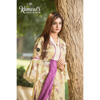 Kanwal's Designer Chiffon 3Piece Stitched KD-1804