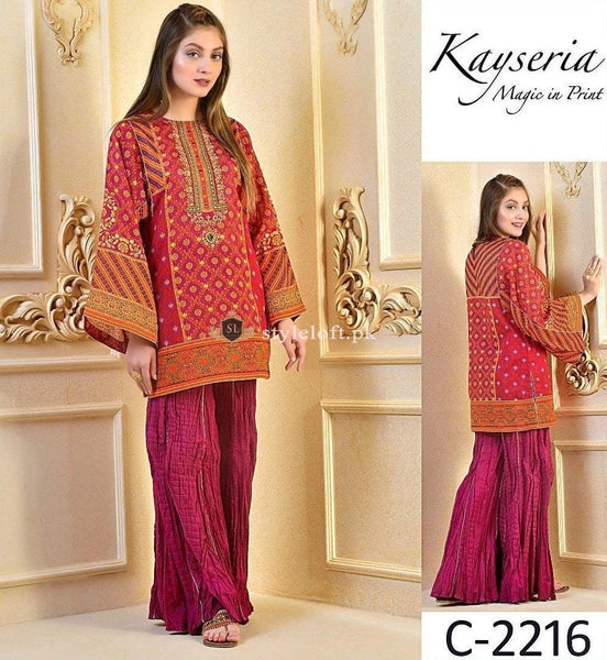 Kayseria Lawn Collection 2019 3Pc Embroidered C-216