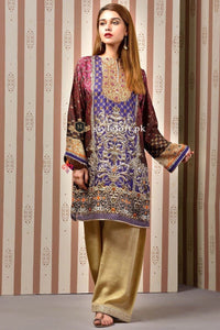Kayseria Linen 3Piece with Chiffon Dupatta