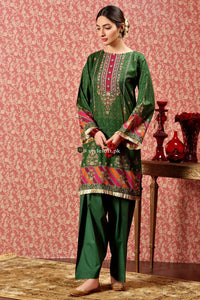 Kayseria Winter Collection 2018 3Piece CC-2360 Green