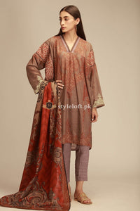 Khaadi Embroidered Lawn Collection 3Pc Suit KN-18401