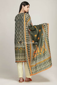 Khaadi Embroidered Lawn Collection Unstitched 3Pc Suit KH-1908