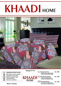 STYLE LOFT.PK Khaadi Home Bed Sheets D-1111 Single Pair Set
