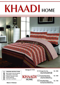 STYLE LOFT.PK Khaadi Home Bed Sheets D-1119 Single Pair Set
