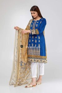 STYLE LOFT.PK Khaadi Lawn Collection 2019 Summer 3Piece Suit KH19108-Blue