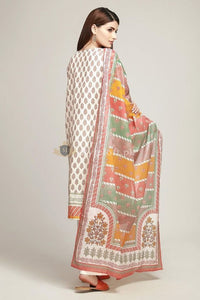 STYLE LOFT.PK Khaadi Lawn Collection 2019 Unstitched 3 Piece Suit -Off White -BF 19106