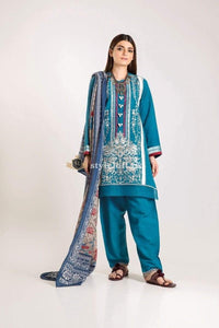 STYLE LOFT.PK Khaadi Unstitched Winter Vibe Collection 2019 - KO19502-Blue
