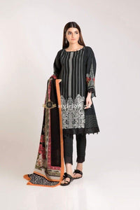 STYLE LOFT.PK Khaadi Unstitched Winter Vibe Collection 2019 - KO19504-Black