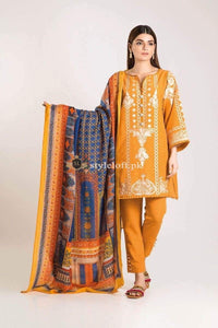 STYLE LOFT.PK Khaadi Unstitched Winter Vibe Collection 2019 - KO19511-Yellow