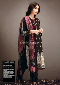 Khaadi Winter 2018 3Piece KH-18404 Black