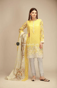 Khaadi Winter-2018 Vol.1 CB-1804B-Yellow
