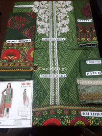 Khaadi Winter 3Pc E18305-Green