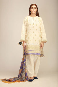 Khaadi Winter 3Piece, Wool Shawl KO-18411-Beige