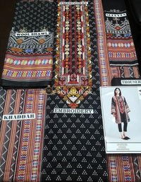 Khaadi Winter Collection 3Piece KI-18401-Black