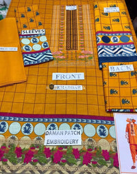 STYLE LOFT.PK Khaadi Winter Vibe Collection 2019 – CI19502 Yellow 3Pc Suit