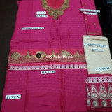Kids Designer Linen Fabric 2Piece Pink Dress