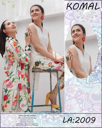 STYLE LOFT.PK Komal Linen Embroidered Shirt & Trouser 2PC Suit