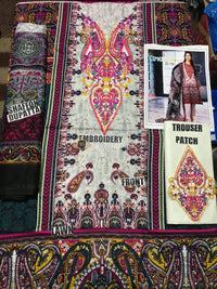 Lime Light Lawn Collection 2019 3Pc Embroidered LL-19