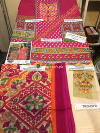 Limelight Embroidered Lawn Unstitched 3 Piece Suit Folk-Magic