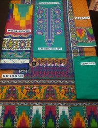 Limelight Winter 3Piece, Wool Shawl CB-845A