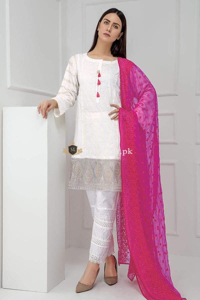 STYLE LOFT.PK LSM Lawn Luckhnowi Eid Collection 3Piece Suit 2019-LC-0200