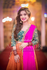 Maha Chiffon Bridal Collection 2019 Unstitched 3 Piece Suit