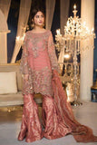 Maria.B Bridal Couture Chiffon Replica Unstitched 3Pc Suit BD-1809
