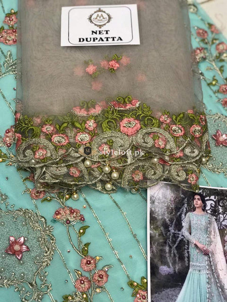 STYLE LOFT.PK Maria B Bridals Formal Wedding Chiffon Collection 2019 3Pc Suit