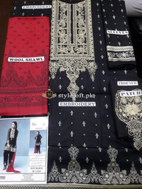 Maria.B Casuals 3Pc Suit-1593-Black