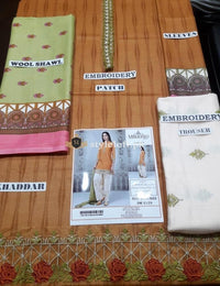 Maria.B Casuals Winter 3Piece DW-2129-Mustard