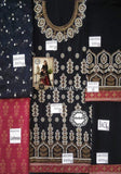 STYLE LOFT.PK Maria B Chiffon Eid Collection 2019 Unstitched 3 Piece Suit DW-2197-Black