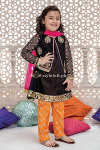 STYLE LOFT.PK Maria B Chiffon Kids Collection MKD-193 Unstitched 3Pc Dress