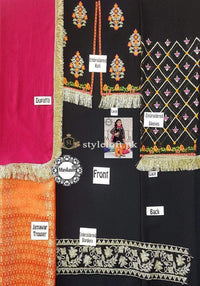 STYLE LOFT.PK Maria B Chiffon Kids Collection MKD-193 Unstitched 3Pc Dress