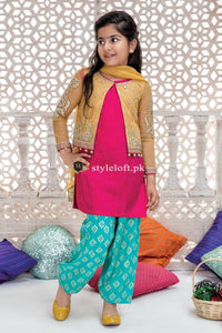 Maria B Chiffon Kids Formal Chiffon Collection 3Piece MKS-179