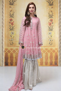 Maria.B Chiffon Virasat Bridal Collection Unstitched 3Piece Suit
