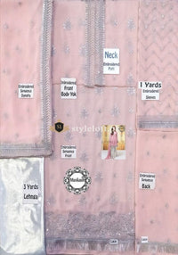 Maria.B Chiffon Virasat Bridal Collection Unstitched 3Piece Suit