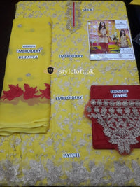 Maria.B Client Diaries Linen 3Piece Spotted Wedding Dress