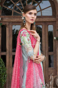 STYLE LOFT.PK Maria.B Eid Lawn Collection 2019 3Piece Suit D-601-Sea Green