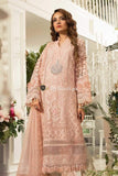 STYLE LOFT.PK MARIA.B. Eid Unstitched MBROIDERED 3Piece Chiffon Suit – Peachy Pink (BD-1602)