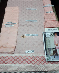 STYLE LOFT.PK Maria B Embroidered Chickenkari Lawn Unstitched 3 Piece Suit DW-2160B