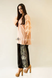 Maria.B Embroidered Chiffon Collection 2019 Unstitched 3 Piece Suit-MB516