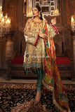 STYLE LOFT.PK Maria B Embroidered Heritage Collection Unstitched 3 Piece Suit Gold BD-1707