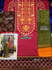 Maria.B Embroidered Lawn Collection 2019 3Pc Suit 1509-Nauratan