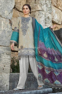 STYLE LOFT.PK Maria B Embroidered Lawn Collection 2019 Unstitched 3 Piece Suit- D-1903-B