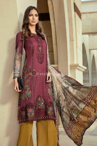 STYLE LOFT.PK Maria B Embroidered Lawn Collection 2019 Unstitched 3 Piece Suit- D-1913-A